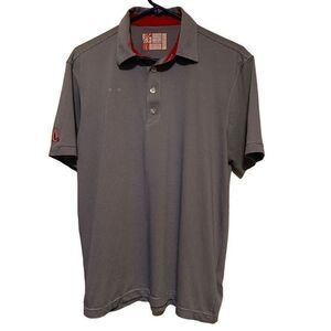 Chic Fil A Size Medium Pin Striped Team Style Polo Shirt